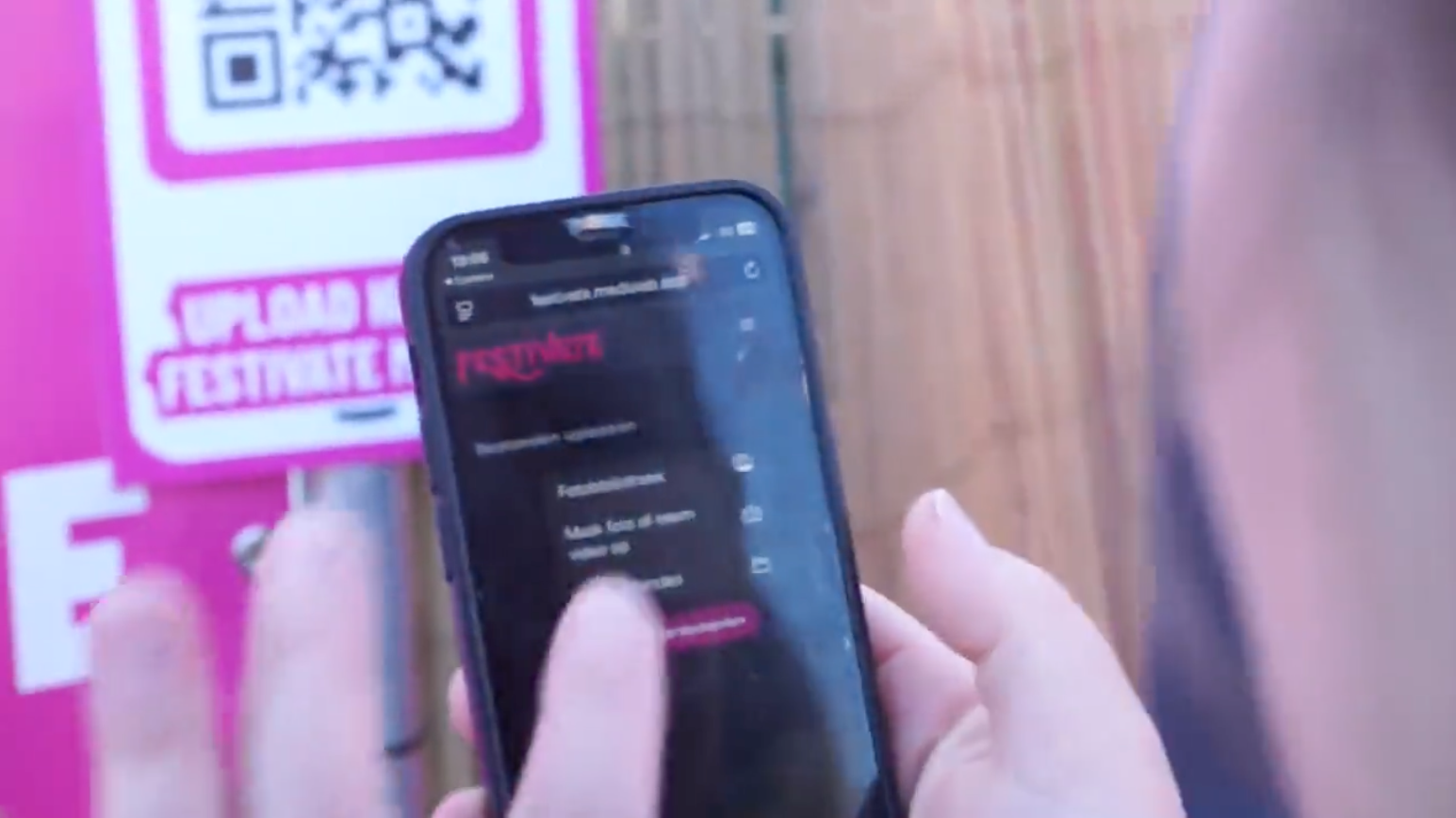 FESTIVATE PORTAL ON MOBILE