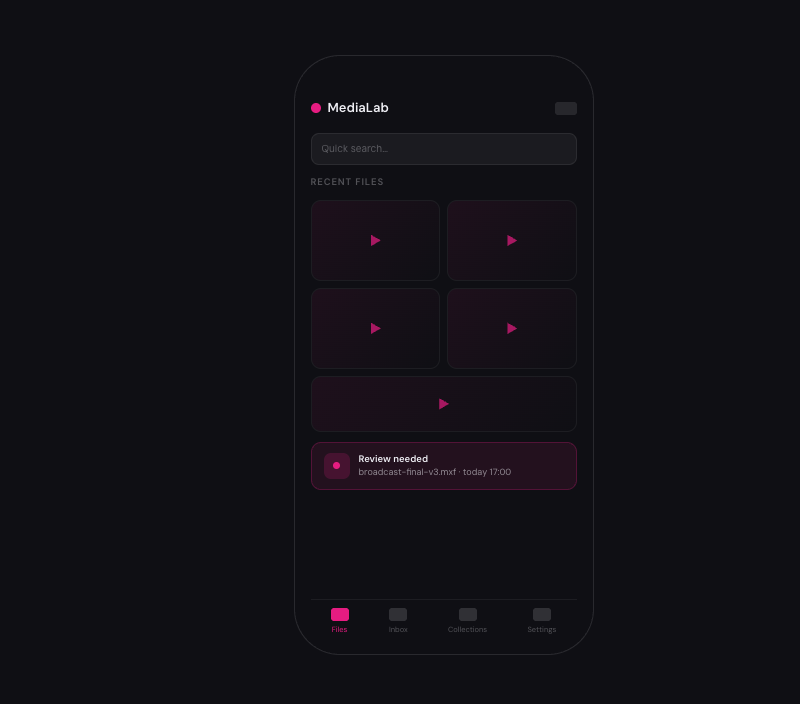 MediaLab Mobile App