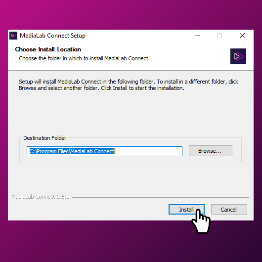 How to install on Windows step 2
